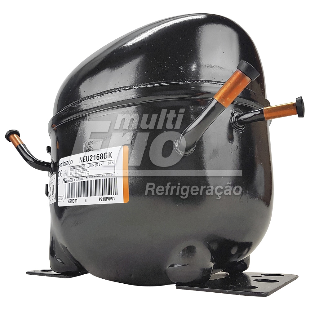 Motor Compressor 3/4 HP Aspera NEU 2168GK 220V R404A | Multifrio