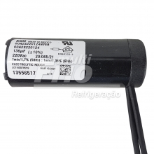 Motor Compressor Embraco 1/3+ HP FFI 12 BX 220V Com Capacitor Gás: R12/MP39/MO49/401A/R409A