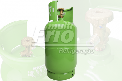 Cilindro Tanque de Recolhimento para Gás Refrigerante 12,5L