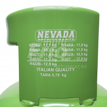Cilindro Tanque de Recolhimento para Gás Refrigerante 12,5L