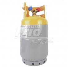 Tanque De Recolhimento De Gás Com Válvula De Segurança 13Kg 30LB - Mastercool