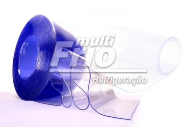 Bobina PVC Transparente 200mm X 2mm Por Metro