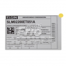 Unidade Condensadora 2 HP Elgin SLM 2200 Monofásico R22 220V
