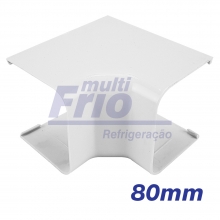 Curva Ângulo Interno Para Canaleta 80mm