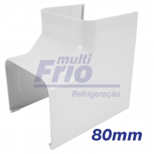 Curva Ângulo Interno Para Canaleta 80mm