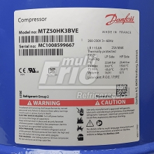 Motor Compressor 4,5 HP Danfoss Maneurop MTZ50HK3BVE (MTZ50-3VI) Trifásico 220V