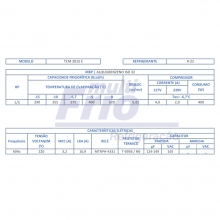 Motor Compressor Elgin 1/5 HP - TCM 2015 E - R22 - 220V - 60HZ - Média