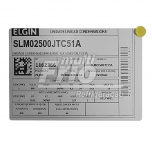 Unidade Condensadora 5 HP Elgin SLM02500JTC51A Trifásico R22 380V