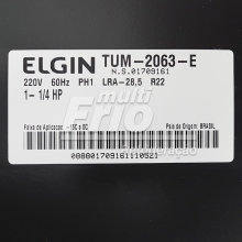 Unidade Condensadora 1.1/4 HP Elgin TUM-2063-E 220V R22