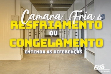 Câmara de Resfriamento ou Congelamento? Entenda a diferença