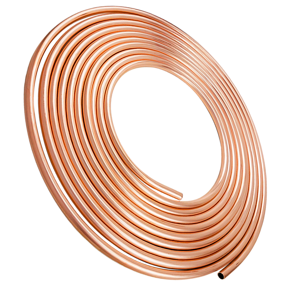Tubo de cobre flex&iacute;vel